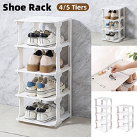 4 5Tier Shoe Rack Organizer Shelf Space Saving Storage Stand For Entryway Home