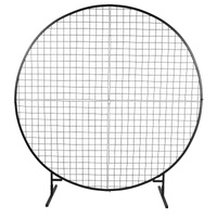 Sturdy Circular Flower Wall Event Stand 200cm Diameter Frame