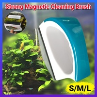 Magnetic Fish Tank Brush Algae Magnet Aquarium Cleaning Glass Aquatic Cleaner