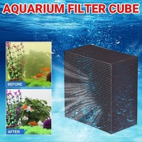 Eco-Aquarium Carbon Filter For Fish Tank Water Purifier Cube Aquarium Cleaner