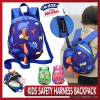 Kids Safety Harness Backpack Toddler Leash Dinosaur Bag Child Anti Lost