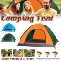 Outdoor Camping Tent Portable Sun Protection Lightweight Quick Setup Shelter - 2-3 Person