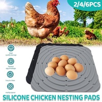 Washable Silicone Nesting Box Bedding Reusable Under Bedding for Chicken Coop 2PCS