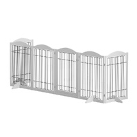 i.Pet Dog Playpen Enclosure Pet Fence Wooden Play Pen