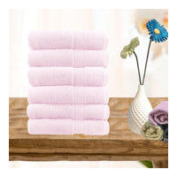 6 piece ultra light cotton hand towels