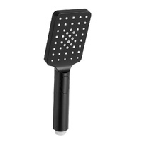 Handheld Shower Head 3.1'' High Pressure 3 Spray Modes Square