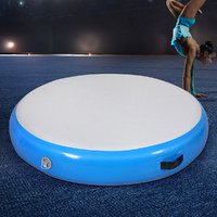 1m Air Track Spot Inflatable Gymnastics Tumbling Mat Round