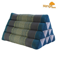 Thai Triangle Pillow Backrest Cushion Kapok Filled