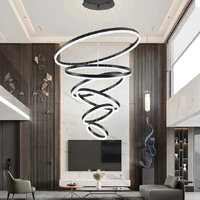BAMDECOR A18815 Nordic Home Decor Dining Room Pendant lamp lights Ceiling Lamp Hanging Light Chandelier Lamps Black