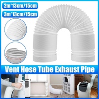 Portable Air Conditioner Exhaust Hose 13 15cm Extendable Vent Pipe PP Steel Wire