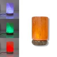 USB Colour Changing Salt Himalayan Lamp Pink Table Lamps Range 2