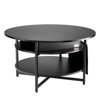 VEVOR Lift Top Coffee Table 35.3" Round Coffee Table for Living Room