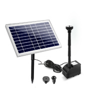 Solar Pond Pump Submersible Water Fountain Kit