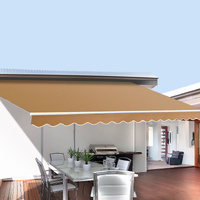 Retractable Folding Arm Awning Manual Sunshade 2.5Mx2M
