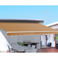 Retractable Folding Arm Awning Motorised Sunshade 4Mx2.5M