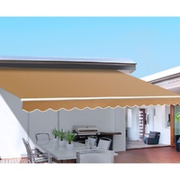 Retractable Folding Arm Awning Motorised Sunshade 4Mx3M