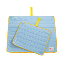 Pet Dog Cooling Mat Non-Slip Travel Roll Up Cool Pad Bed Outdoor M