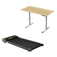 Electric Treadmill with 120cm Automatic Standing Desk Walking Pad