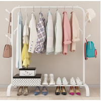 Heavy Duty Clothes Rail Rack Hanging Garment Display Stand Shoe Storage Shelving Unit