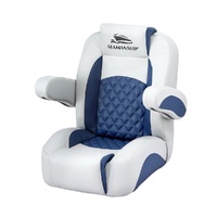 Seamanship Reclining Captain Boat Seat 90¬¨‚àû-155¬¨‚àû Recline, 19cm Thick Cushion