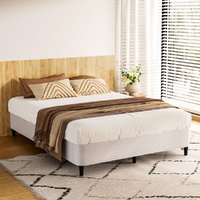 Bed Frame Size Metal Grey