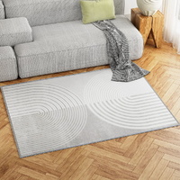 Floor Rugs Washable Area Mat Large Carpet Faux Rabbit Fur Cyril