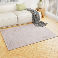 Floor Rugs Washable Area Mat Large Carpet Microfiber Ripple