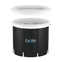 Portable Ice Bath Tub Inflatable Folding Bathtub Spa Massage