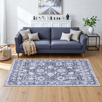 Floor Rug Soft Velvet Washable Modern Area Rug Floor Carpet Mat
