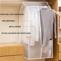 Clothes Dust Cover Wardrobe Cloth Cover Clothes Storage Bag For Garments Suits Dresses Coats