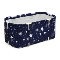 Foldable Bathtub PVC SPA Bucket Inflatable Cushion Star Navy