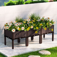 Fingers Garden Bed PP Planter Box Raised Container Growing Herb