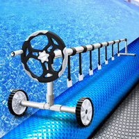 Aquabuddy Pool Cover 500 Micron Swimming Pool Solar Blanket 5.5m Roller Pool Cover with Roller