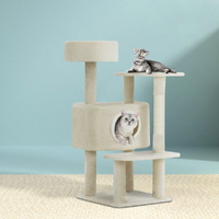 i.Pet Cat Tree Scratching Post Tower Scratcher Wood Condo House Bed Trees