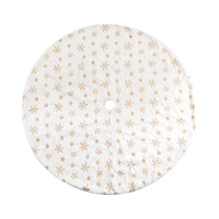 Christmas Tree Skirt Snowflake Ornaments Xmas Decorations