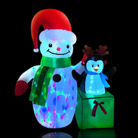 Christmas Inflatable Snowman Illuminated Decorations