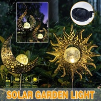 Solar Lights LED Garden Decor Outdoor Path Lights Lawn Light Lantern Lamp - 1X
