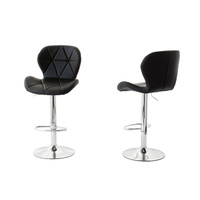 2 Comfortable Bar Stools w Adjustable Height 90-112cm Bar Stools & Chairs