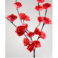 H 20 LED Tree Branch Stem Fairy Wedding Event Party Function Table Vase Centrepiece Decoration 1 Set Rose
