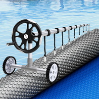 Aquabuddy Pool Cover 600 Micron w Roller Swimming Pools Solar Blanket