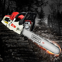 Chainsaw Petrol 62CC Bar Commercial E Start Pruning Chain Saw Chainsaw Petrol 62CC Bar