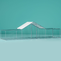 Ipet Chicken Coop Cage Run Rabbit Hutch Walk Hen House Cover