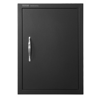 VEVOR BBQ Access Door Outdoor Kitchen Door Cold Plate Flush Mount Door Wall Vertical