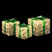 Christmas Lights 70 LED Fairy Light Gift Box Decorations 3 PCS