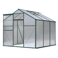 Greenhouse Aluminium Polycarbonate Green House Garden Shed Aluminium Greenhouse Range 2