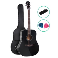 41 Inch Acoustic Guitar Wooden Body Steel String Dreadnought