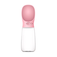 YES4PETS 550ml Portable Pet Dog Puppy Cat Drinking Mug Water Feeder Bottle Valve Travel Bottle