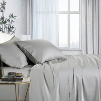 1000tc bamboo cotton sheet set Silver