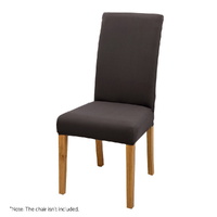 Dining Chair Covers Slipcovers Spandex Stretch Banquet Party Grey