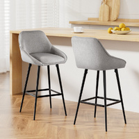 Bar Stools Upholstered Stool Counter Seat Kitchen Dining Chairs